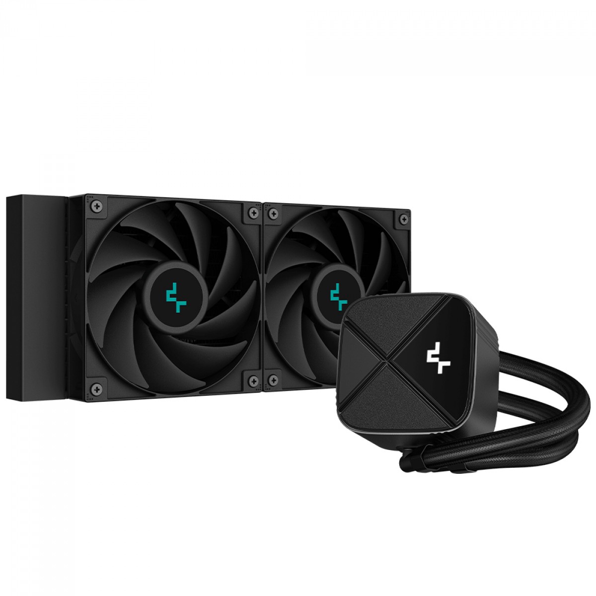 Water Cooler DeepCool LS520S Zero Dark, 240mm, Intel/AMD, R-LS520-BKNNMM-G-1 - Imagem 2