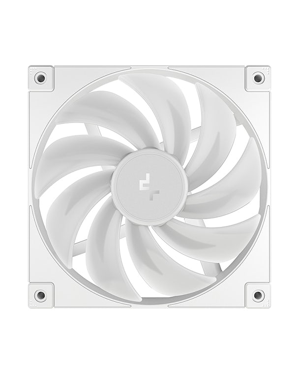 Kit 3x Cooler Fan DeepCool FD14, ARGB, 140mm, Branco, 1650 RPM, 82 CFM - R-FD14-WHAPN3-G - Imagem 3