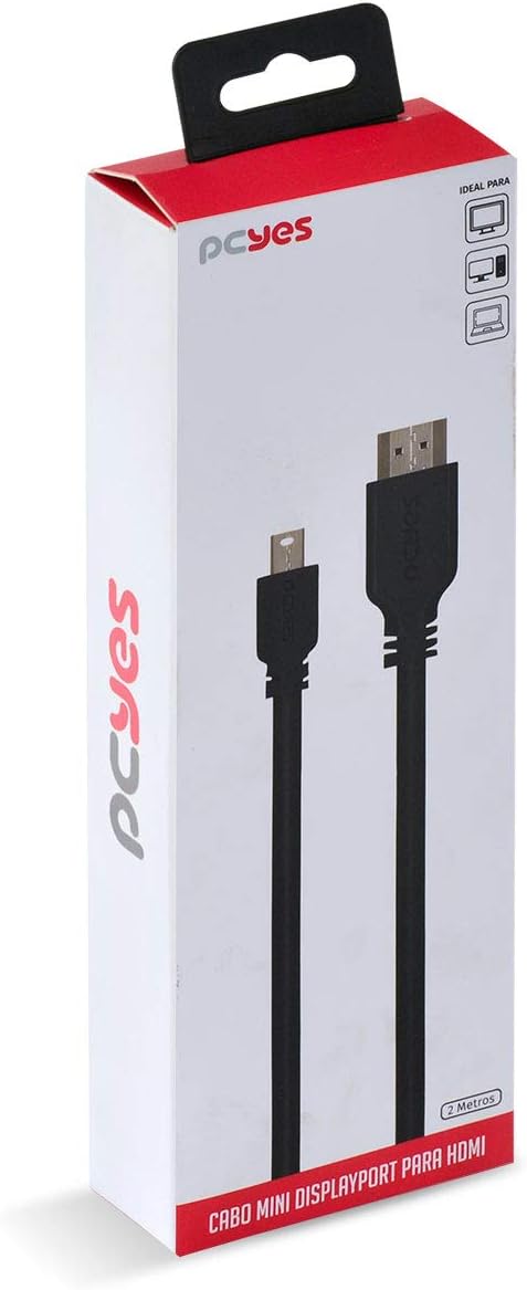 Cabo Mini Displayerport para HDMI, 2 metros - PMDPH-2