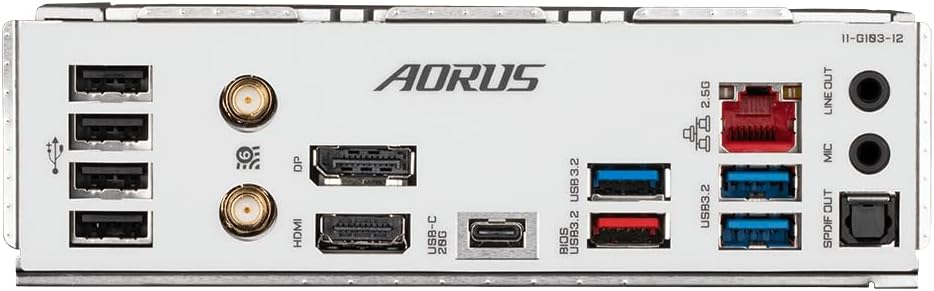 Placa Mae B760M Aorus Elite AX, WiFi e Bluetooth, LGA 1700, M-ATX, 4x slots DDR4, 2x slots NVME - Imagem 4
