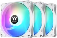 Kit 3x Cooler Fan Branco para Gabinete Thermaltake Premium LE120 ARGB, 66 CFM, 1500 RPM