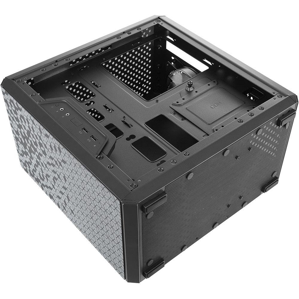 Gabinete Cooler Master MasterBox Q300L Mini Tower, Preto/Cinza, Extreme Airflow, Lateral Acrílico - MCB-Q300L-KANN-S00 - Imagem 6