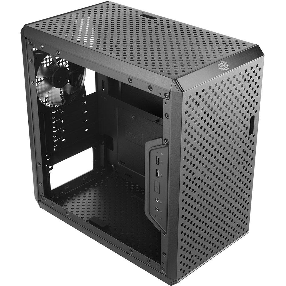 Gabinete Cooler Master MasterBox Q300L Mini Tower, Preto/Cinza, Extreme Airflow, Lateral Acrílico - MCB-Q300L-KANN-S00 - Imagem 5