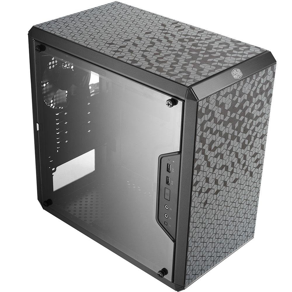 Gabinete Cooler Master MasterBox Q300L Mini Tower, Preto/Cinza, Extreme Airflow, Lateral Acrílico - MCB-Q300L-KANN-S00 - Imagem 3
