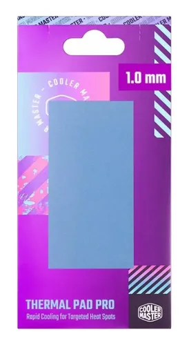 Thermalpad PRO (Almofada Térmica) Cooler Master, 1.0mm, 95x45mm, Condutividade 15.3 W/M.K, Dupla Face - TPY-NDPB-9010-