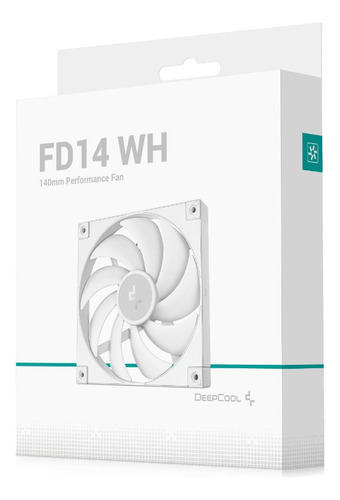 Cooler Fan DeepCool FD14, 140mm, Branco, 1650 RPM, 84 CFM - R-FD14-WHNPN1-G