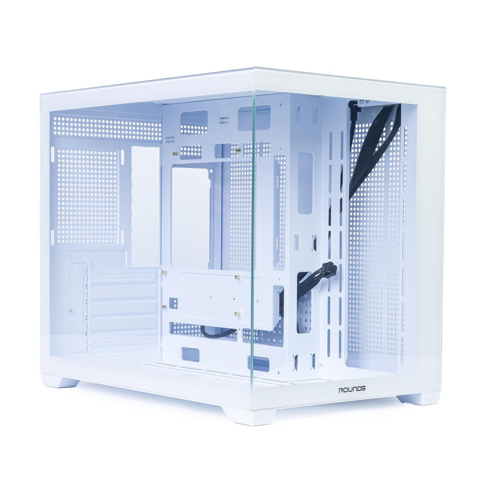 Gabinete Gamer Aquario R5 BLAST Branco, M-ATX, Sem Fans - Imagem 2