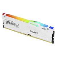 Memoria Kingston Fury Beast, RGB, 32GB (1x32GB), DDR5, 6000MHz, C30, Branco, KF560C30BWEA-32