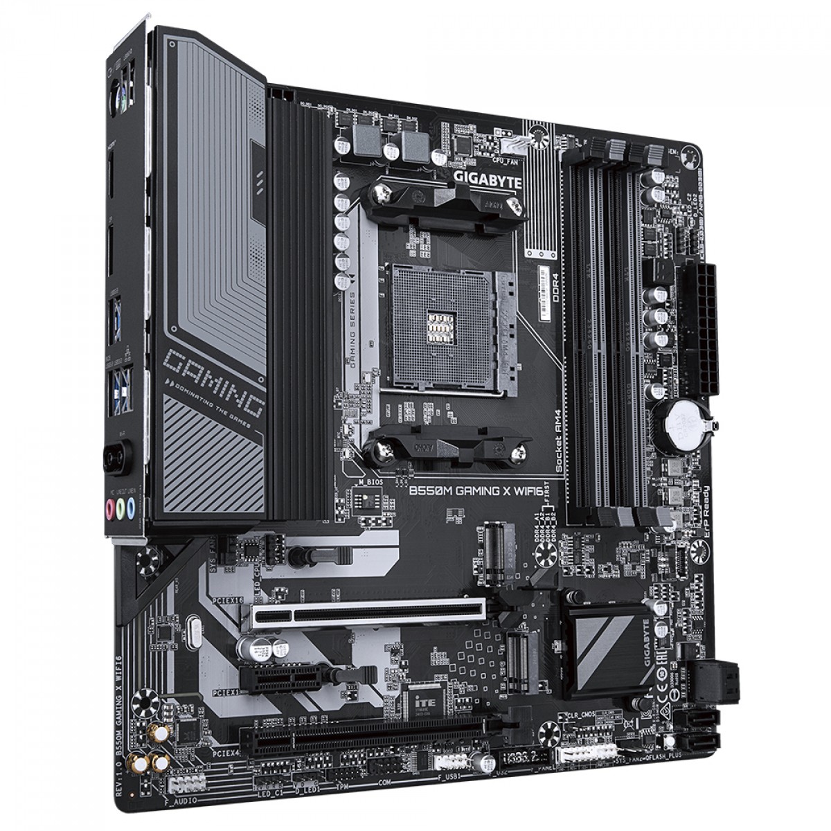 Placa Mãe Gigabyte B550M Gaming X WiFi6 e Bluetooth, AMD AM4, mATX, DDR4 - Imagem 3