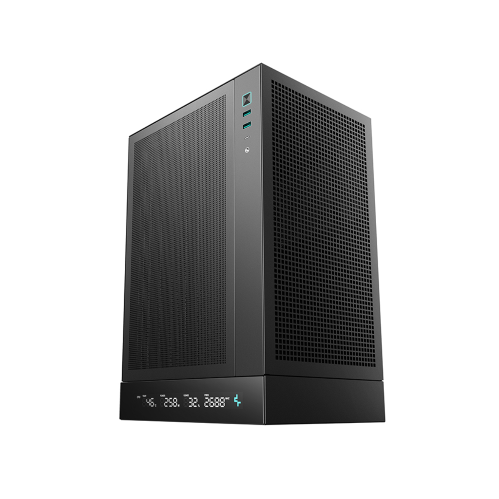 Gabinete Mini ITX DeepCool CH170 Digital Mesh Preto, ultraportátil - R-CH170-BKNPI0D-G-1 - Imagem 3