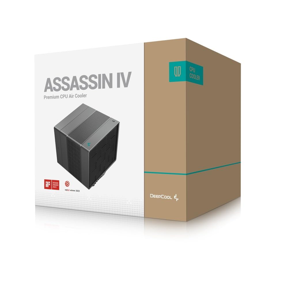 Cooler para Processador ASSASSIN IV Deepcool, Preto, Intel/AMD, Ultra High Performance - R-ASN4-BKNNMT-G - Imagem 2