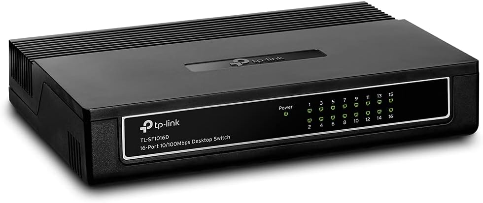 Switch 16 portas TP-LINK 10/100Mbps Mesa/Parede - TL-SF1016D - Imagem 2