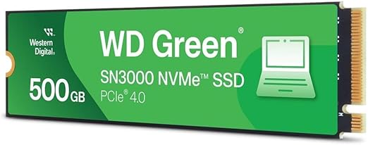 SSD 500GB Western Digital WD Green SN3000 NVMe, PCIe 4.0 Gen4, M.2 2280, Velocidade até 5.000 MB/s - Imagem 3
