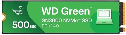 SSD 500GB Western Digital WD Green SN3000 NVMe, PCIe 4.0 Gen4, M.2 2280, Velocidade até 5.000 MB/s - Imagem 2