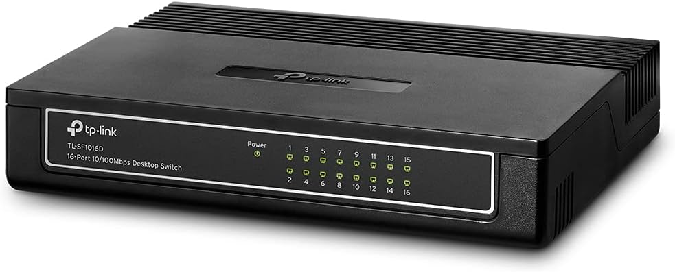 Switch 16 portas TP-LINK 10/100Mbps Mesa/Parede - TL-SF1016D - Imagem 5