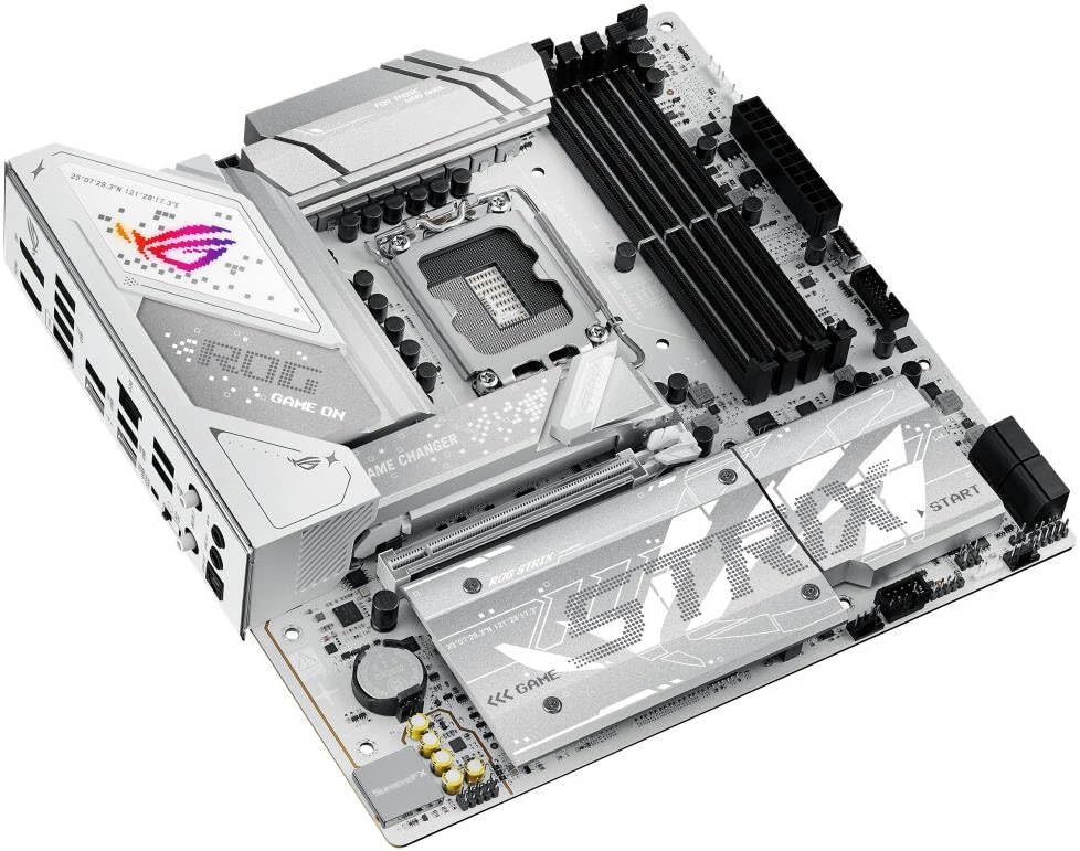 Placa Mae Asus ROG Strix B860 G Gaming WiFi 7 e Bluetooth, DDR5, Intel LGA1851, M-ATX, PCI 5.0, 4x slots M2 - Imagem 4