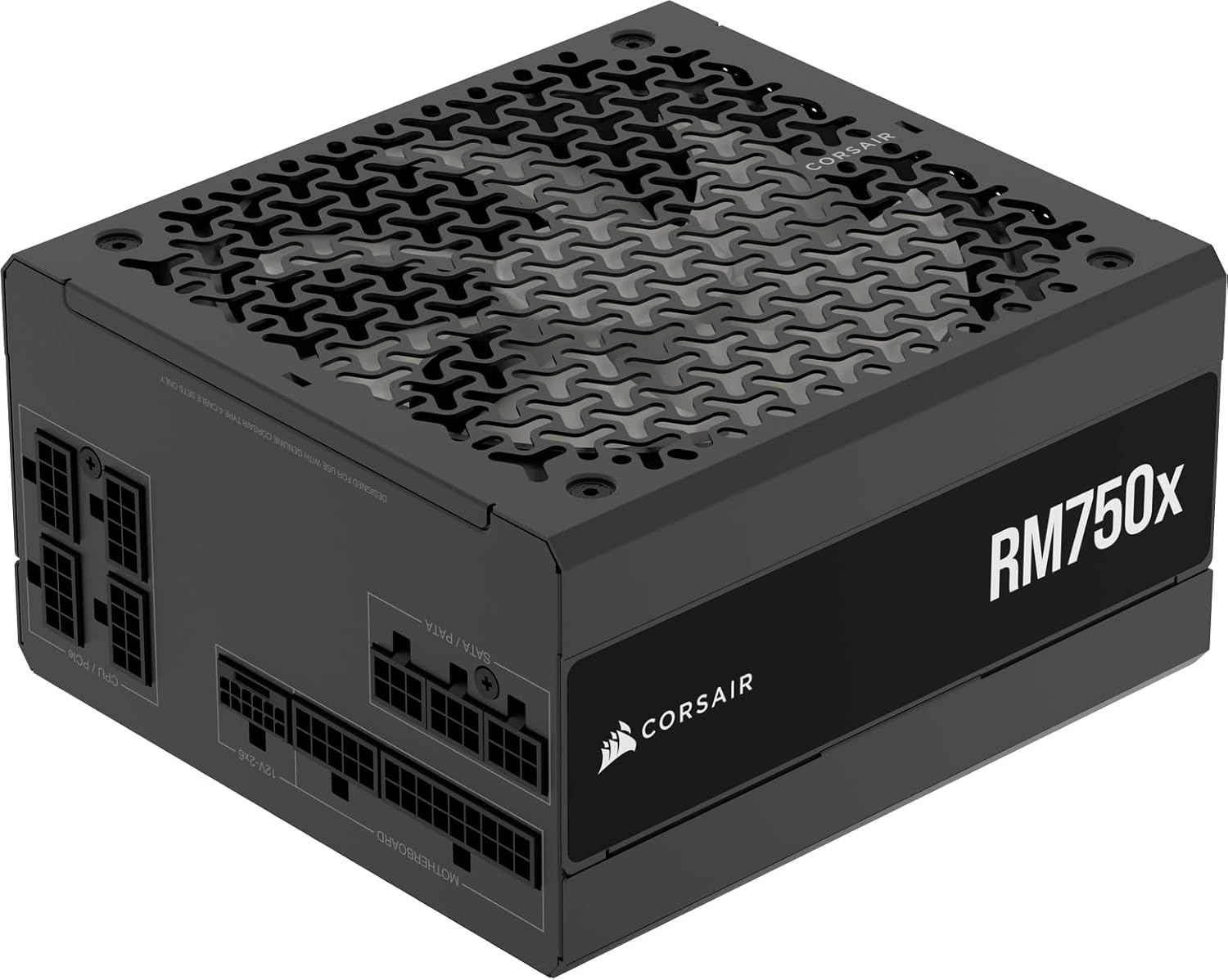 Fonte 750W Corsair RM750x, Full Modular, ATX 3.1, PCIe 5.1, Cybenetics Gold, Preto, CP-9020285-NA - Imagem 2