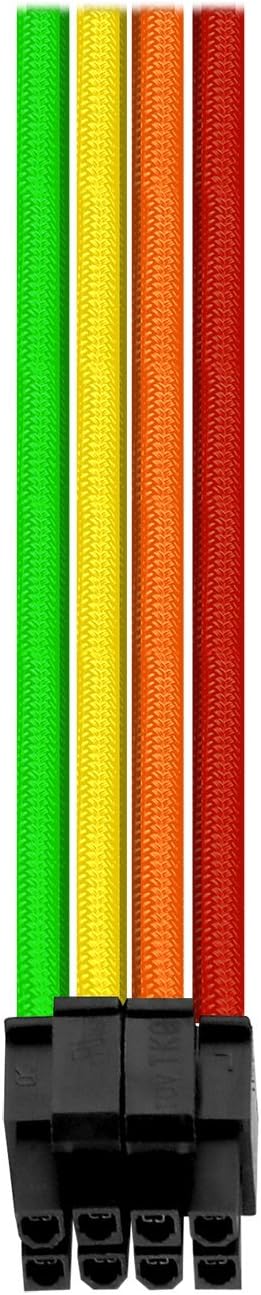 Kit de 7 Cabos Sleeved Thermaltake 300MM, Colorido, Rainbow - AC-049-CNONAN-A1 - Imagem 5