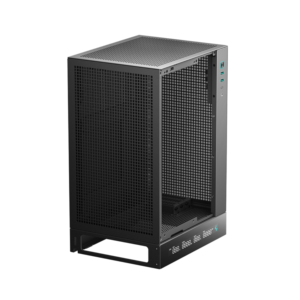 Gabinete Mini ITX DeepCool CH170 Digital Mesh Preto, ultraportátil - R-CH170-BKNPI0D-G-1 - Imagem 6