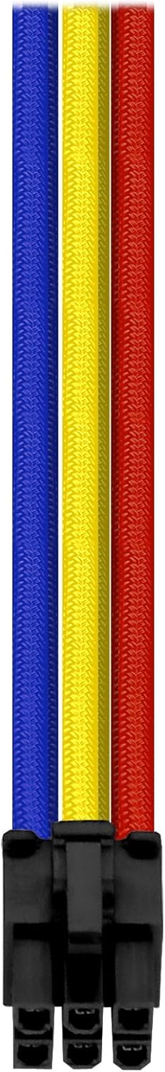 Kit de 7 Cabos Sleeved Thermaltake 300MM, Colorido, Rainbow - AC-049-CNONAN-A1 - Imagem 4