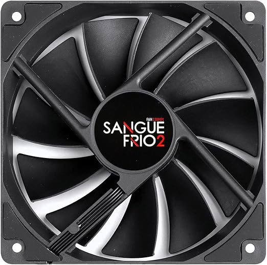 Cooler para Gabinete PCYES, 120mm, Preto, Sangue Frio 2, 1800 RPM, 74 CFM - FGSF2 - Imagem 3