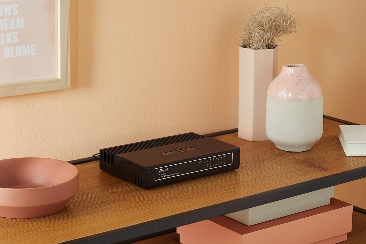 Switch 16 portas TP-LINK 10/100Mbps Mesa/Parede - TL-SF1016D - Imagem 6