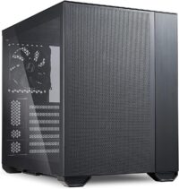 Gabinete Gamer Lian Li O11 Air Mini Preto, Mini Tower, Vidro Temperado, Black, ATX, Sem Fonte, Com 3 Fans - O11AMX
