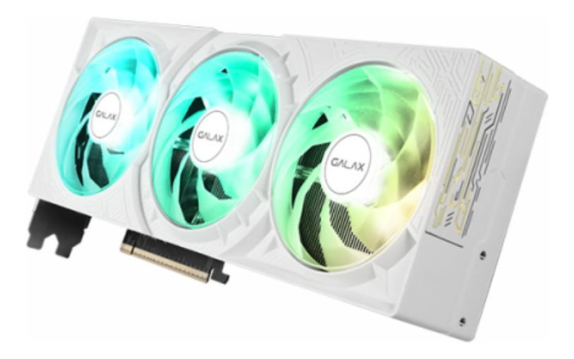 Placa de Video RTX 5080 16GB Galax Branca Nvidia GeForce 1-Click OC ARGB, GDDR7, Tri Fan, DLSS 4, Ray Tracing - Imagem 2