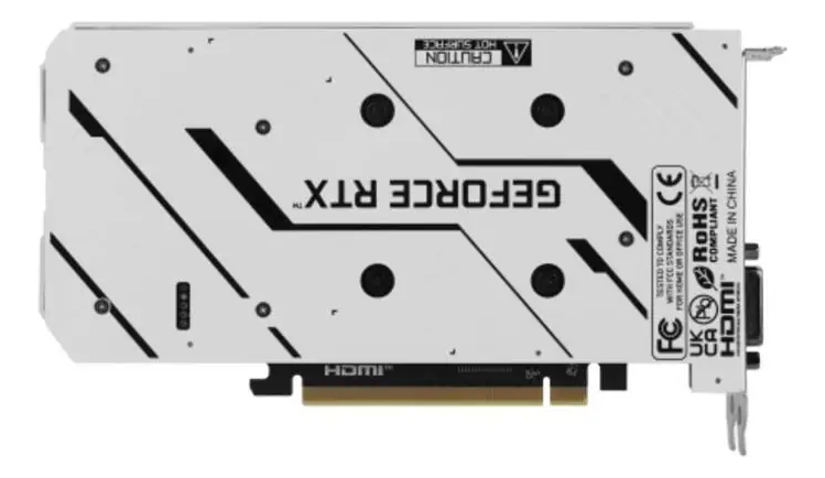 Placa de Vídeo Branca Galax GeForce RTX 3050, 6GB, GDDR6, DLSS, Ray tracing - Imagem 2