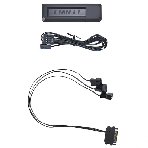 Controladora Lian Li L-Wireless Para Controle De Rgb Preto - Imagem 3