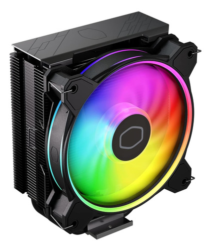 Cooler para Processador Cooler Master Hyper 212 Halo Preto, RGB, Intel LGA 1700 e 1200, AMD AM4 e AM5 - RR-S4KK-20PA-R1