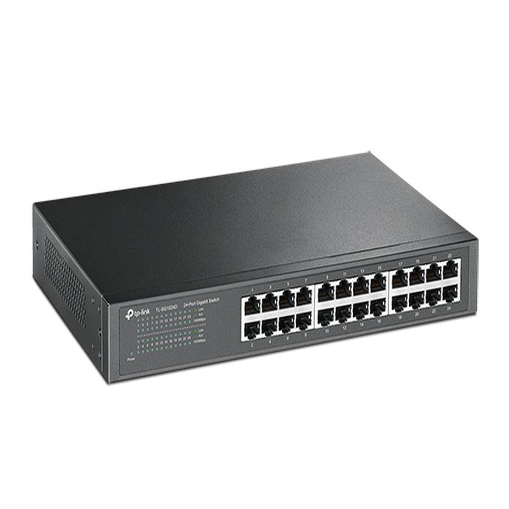 Switch 24 Portas TP-Link Gigabit 10/100/1000 Não Gerenciável Auto MDI / MDIX - TL-SG1024D - Imagem 3