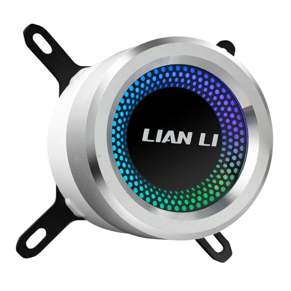 Water Cooler Lian Li Galahad AIO 240mm Branco, UNI FAN SL120, RGB, Intel-AMD, White, LGA 1700 e AM5 - GA-240SLA - Imagem 2