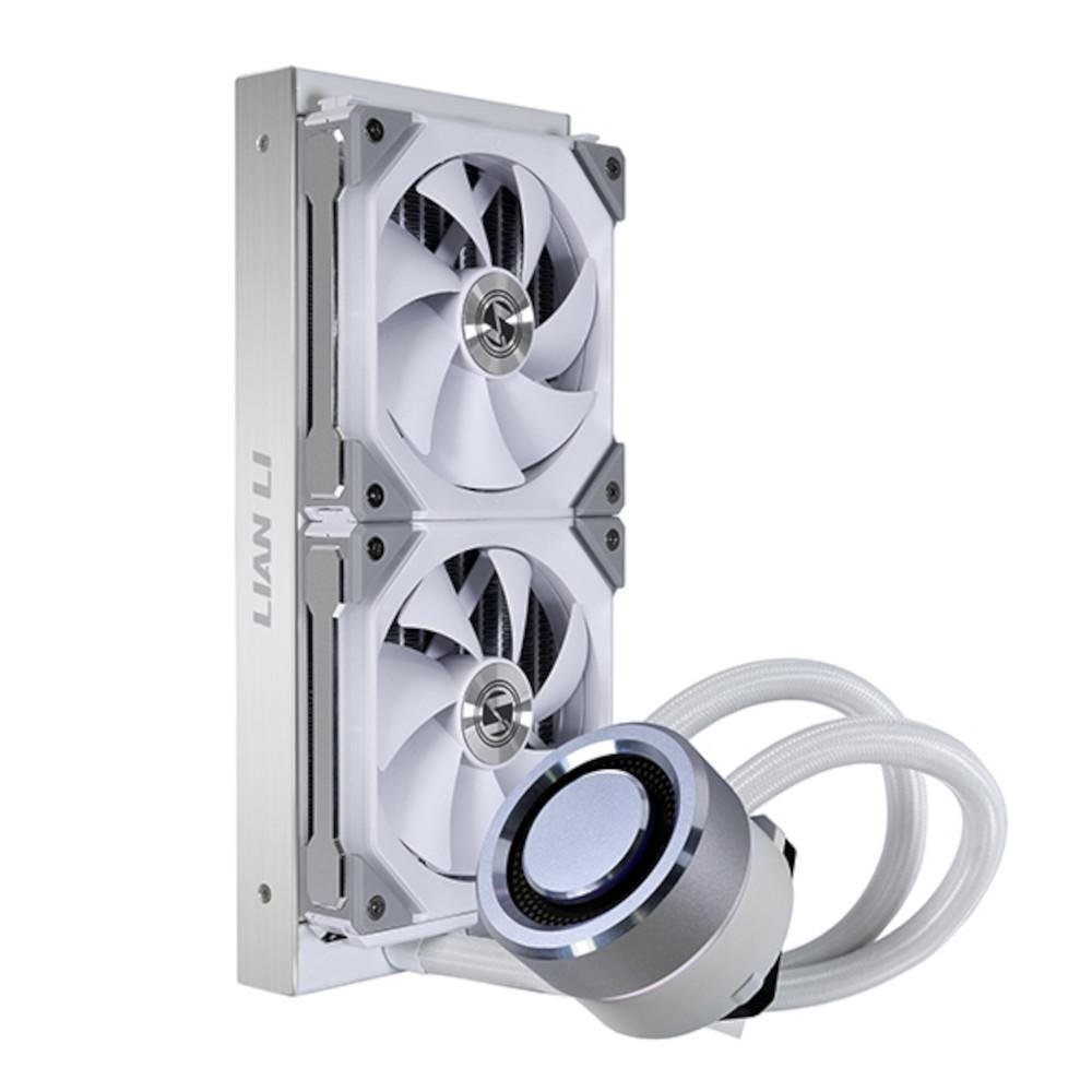 Water Cooler Lian Li Galahad AIO 240mm Branco, UNI FAN SL120, RGB, Intel-AMD, White, LGA 1700 e AM5 - GA-240SLA - Imagem 4