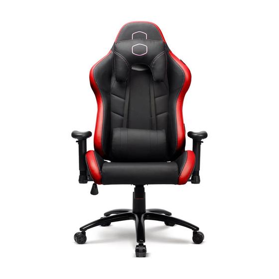 Cadeira Gamer Cooler Master Caliber R2 Preto/Vermelho, Braço 2D, Ajuste Altura e Inclinação - CMI-GCR2-2019R