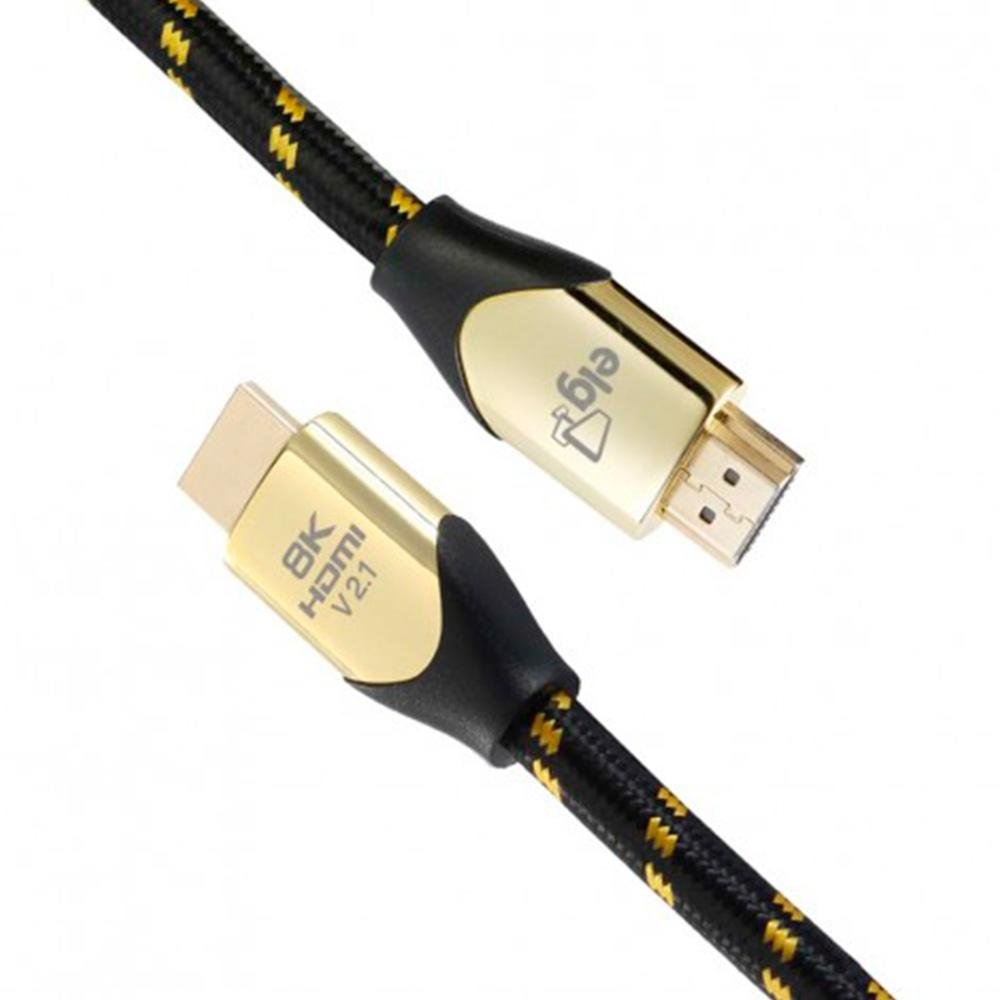 Cabo HDMI 2.1 ELG, HDR, 3D Ready, 8K/60Hz, 4K/120Hz, Full HD/240Hz, 3 Metros - HS8K30 - Imagem 2