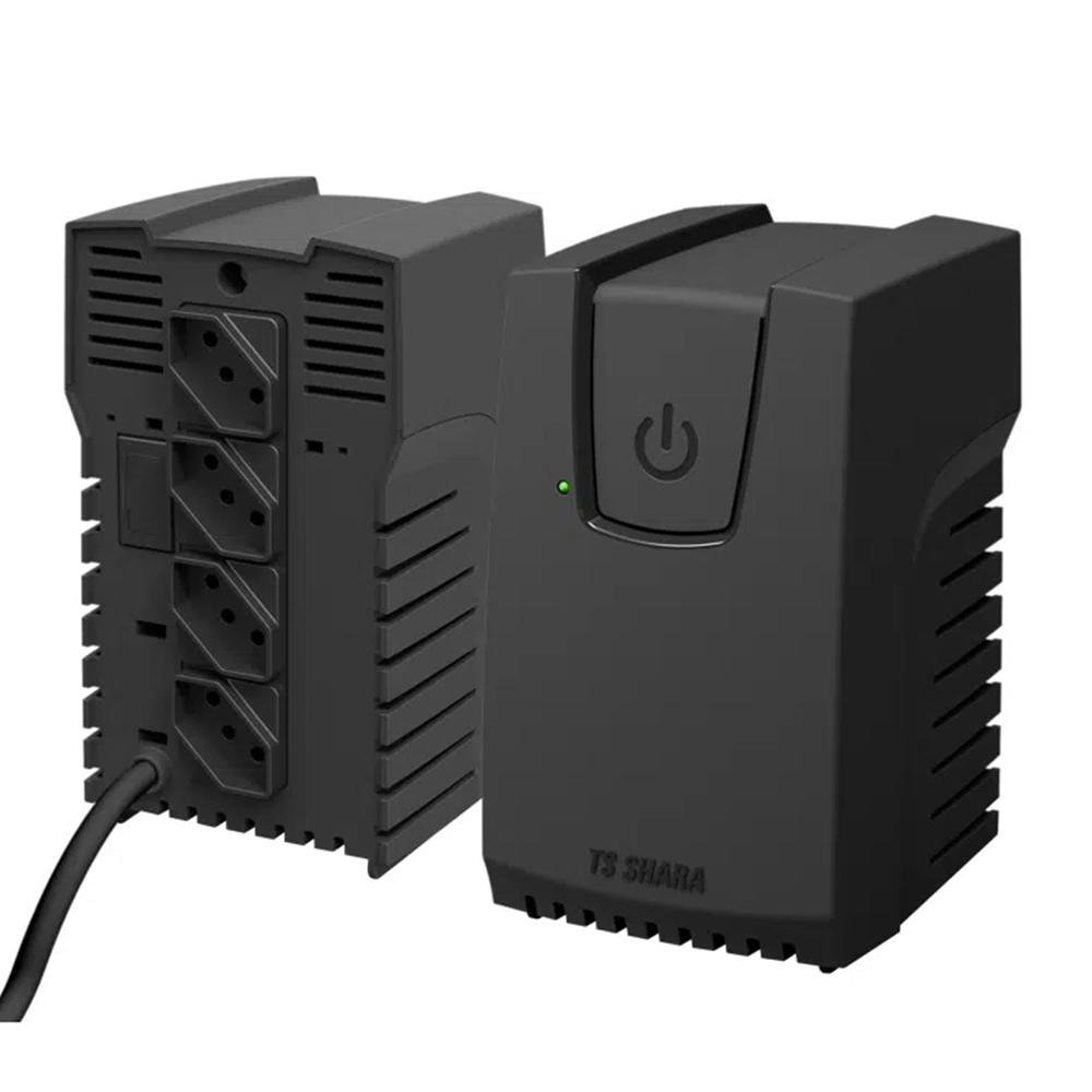 Estabilizador TS Shara Powerest 500VA, Entrada 115/220v, Saida 115V, 4 Tomadas, Preto - 9114 - Imagem 3