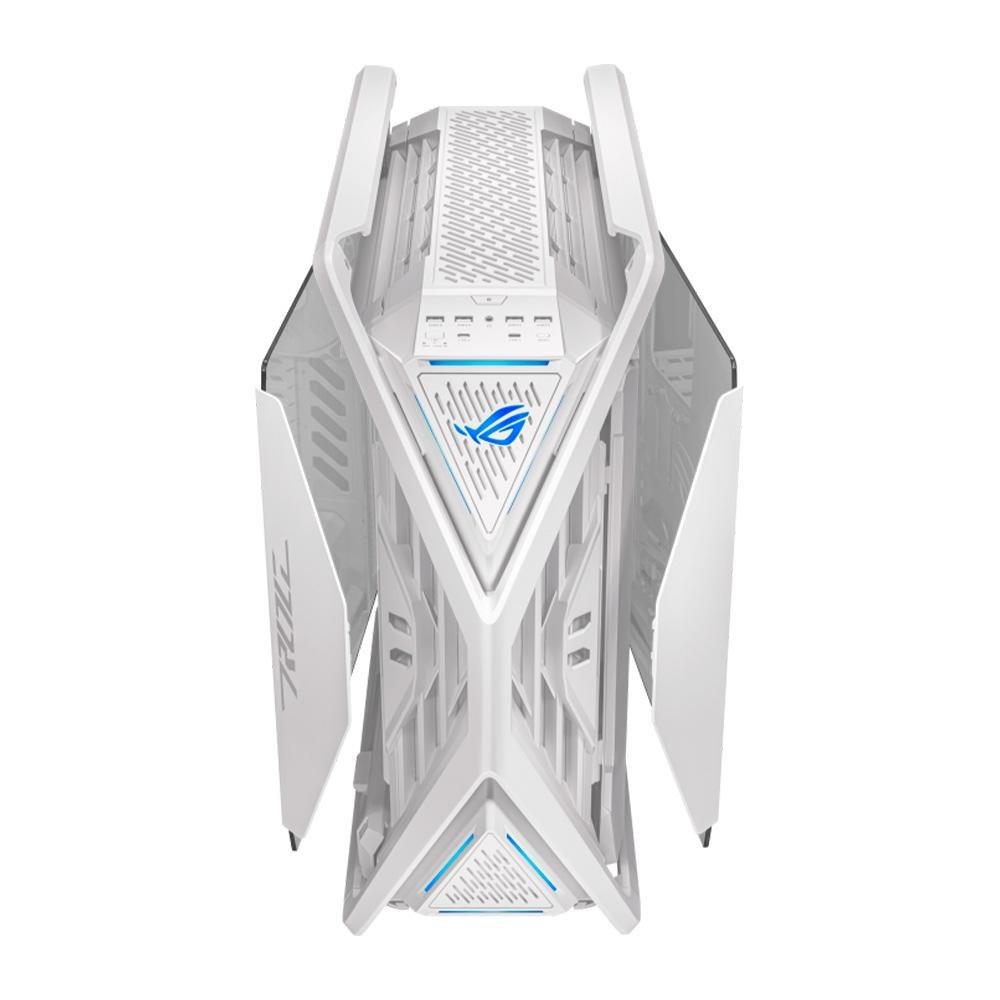 Gabinete ASUS ROG Hyperion Branco GR701, Full Tower, E-ATX, Lateral Vidro Temperado, 4x Cooler - Imagem 5