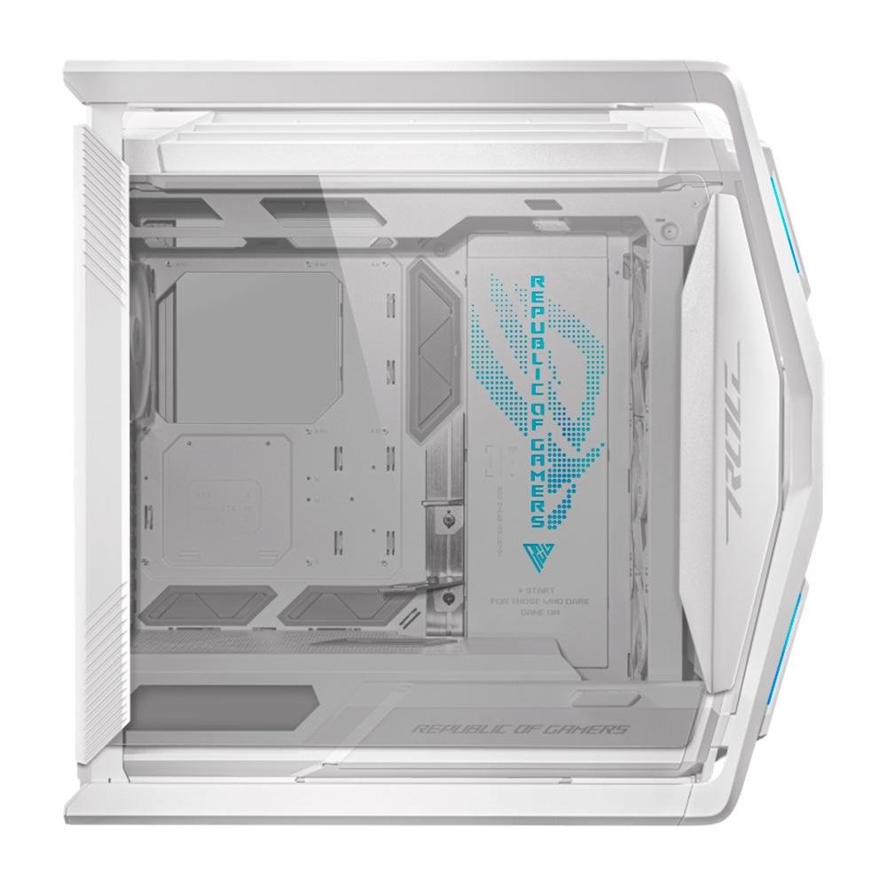 Gabinete ASUS ROG Hyperion Branco GR701, Full Tower, E-ATX, Lateral Vidro Temperado, 4x Cooler - Imagem 2