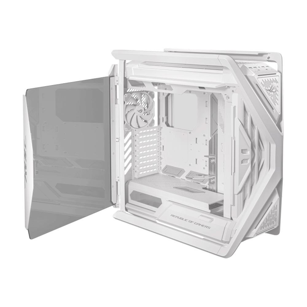 Gabinete ASUS ROG Hyperion Branco GR701, Full Tower, E-ATX, Lateral Vidro Temperado, 4x Cooler - Imagem 7