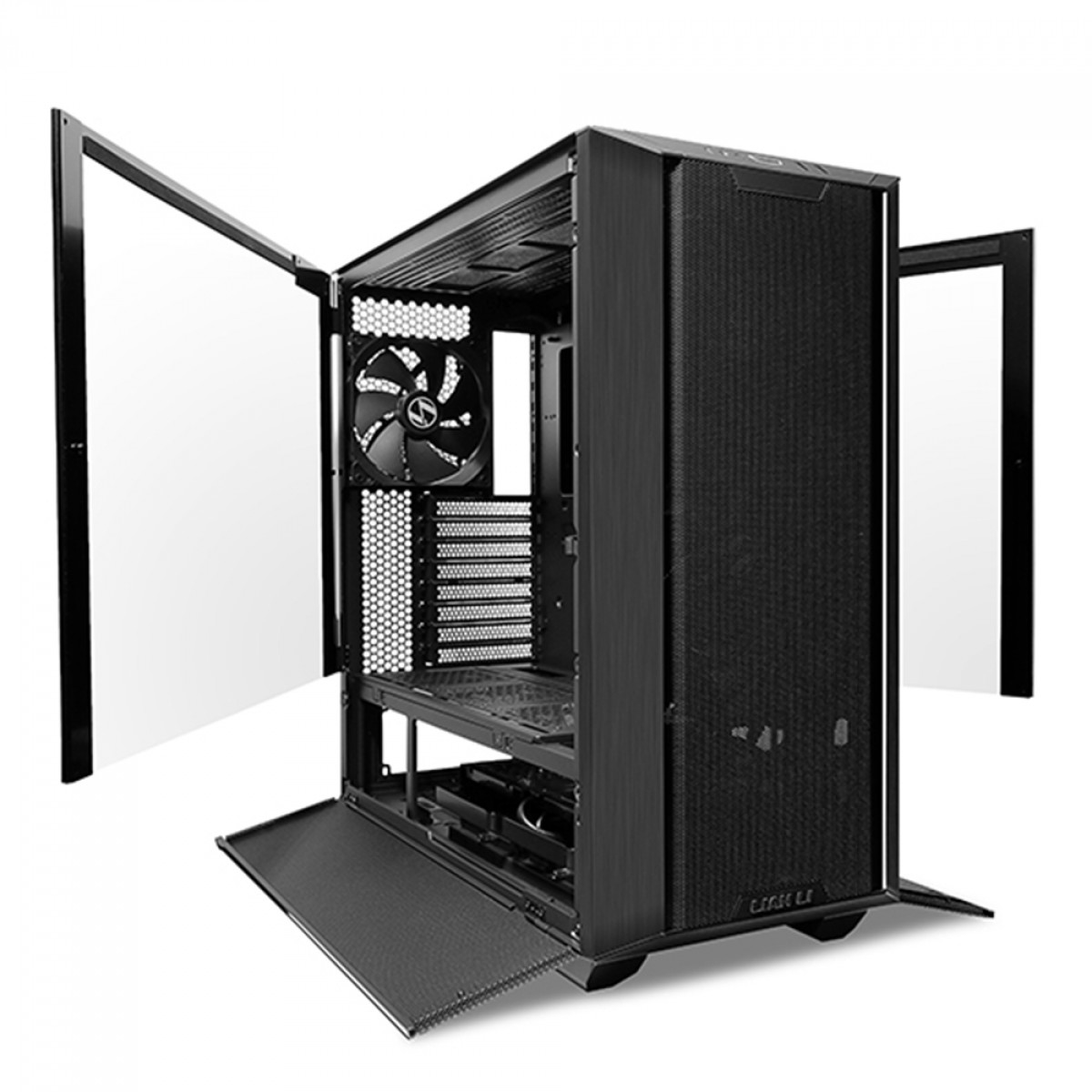 Gabinete Gamer Lian Li Lancool III, Mid Tower, Vidro Temperado, Black, E-ATX, Com 4 Fans, LANCOOL 3-X - Imagem 3