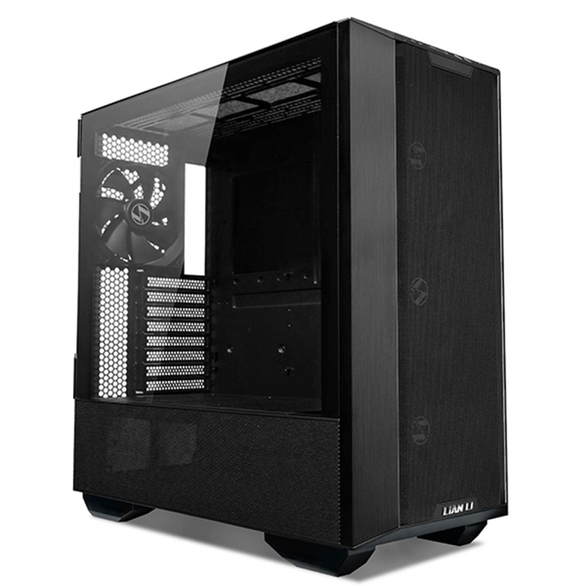 Gabinete Gamer Lian Li Lancool III, Mid Tower, Vidro Temperado, Black, E-ATX, Com 4 Fans, LANCOOL 3-X