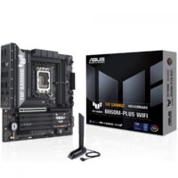 Placa Mãe Asus TUF Gaming B860M PLUS WiFi e Bluetooth, Intel LGA 1851, mATX, DDR5, 90MB1JV0-M0EAY0