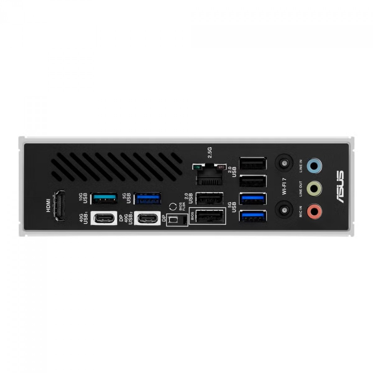 Placa Mãe Asus X870 MAX Black GAMING WIFI7 e Bluetooth, AMD AM5, ATX, DDR5, PCI 5.0 - Imagem 5