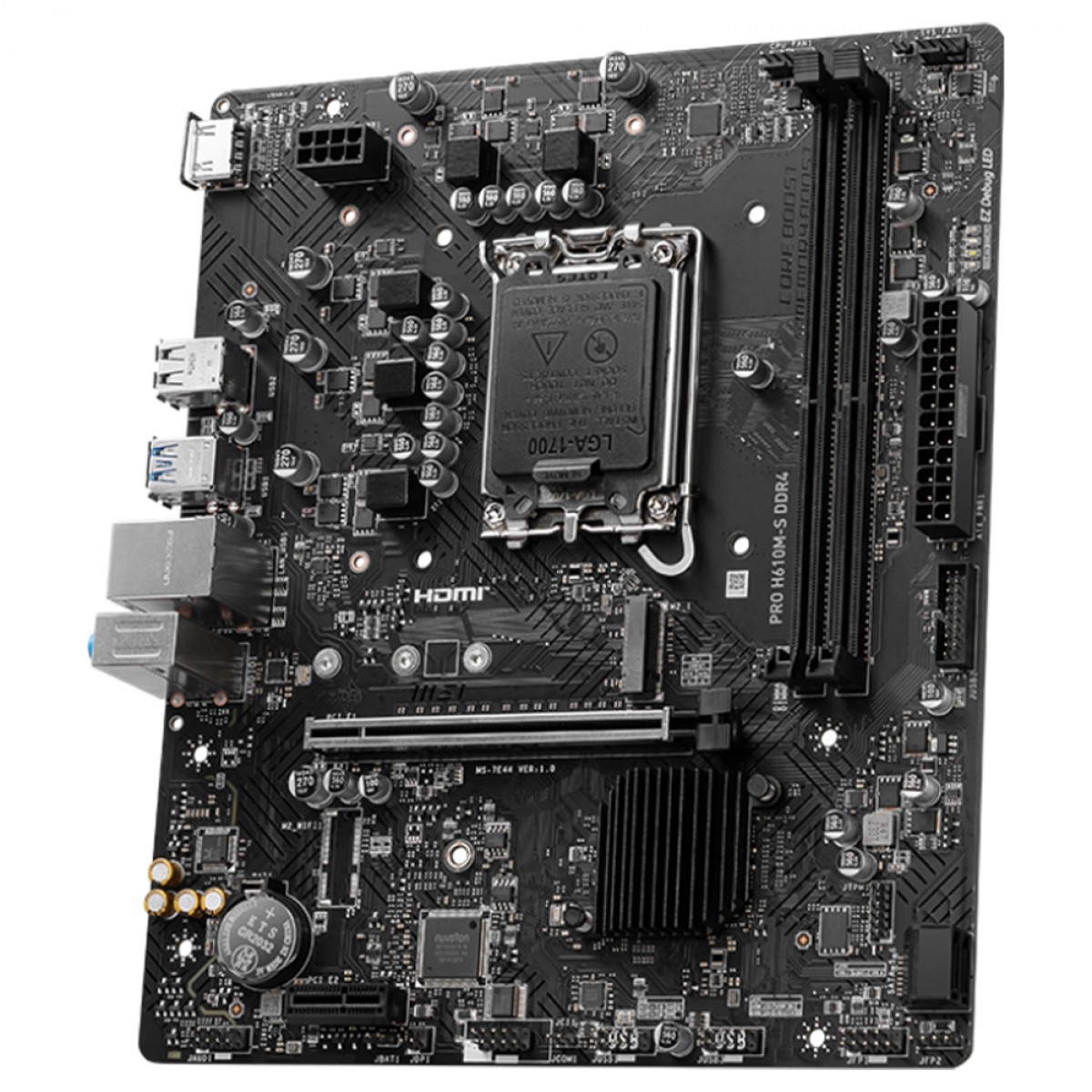 Placa Mãe MSI PRO H610M-S, Intel LGA 1700, MATX, DDR4, NVME M2 - Imagem 4