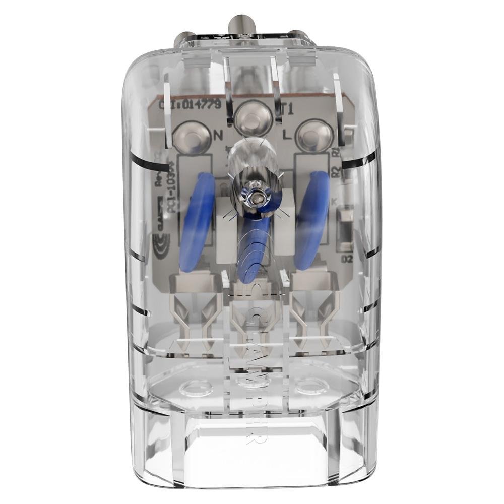 Protetor Eletrônico DPS iCLAMPER Pocket Fit 90º, Transparente, 3 Pinos, Monopolar, 10A, Bivolt - 15407 - Imagem 3