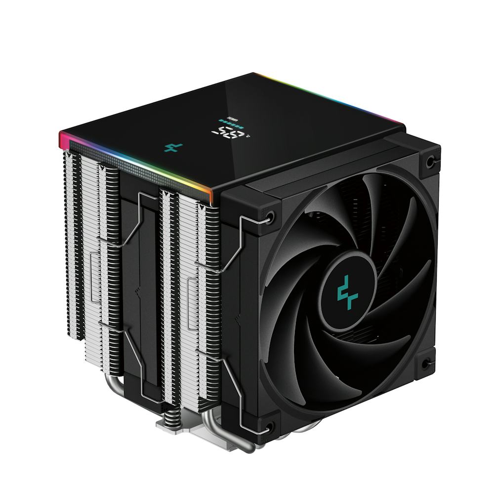 Cooler para Processador Deepcool AK620 Digital SE com Display de Temp. e Uso, Intel/AMD, Preto - R-AK620-BKADMN-GJD - Imagem 2