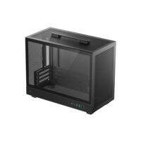 Gabinete Compacto DeepCool CH160 Plus Preto para Placa Mãe ITX e mATX - R-CH160-BKNGM0-G
