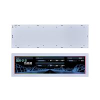 Tela LCD 8.8" Universal Para Gabinetes Lian Li, Branco Argb 1920x480p USB - SM088W