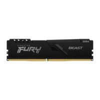 Memória RAM DDR4 8GB Kingston Fury Beast, 3200MHz, CL16, Preto - KF432C16BB/8